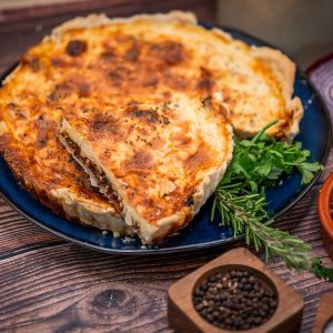 Cheese and Caramelised Onion Quiche