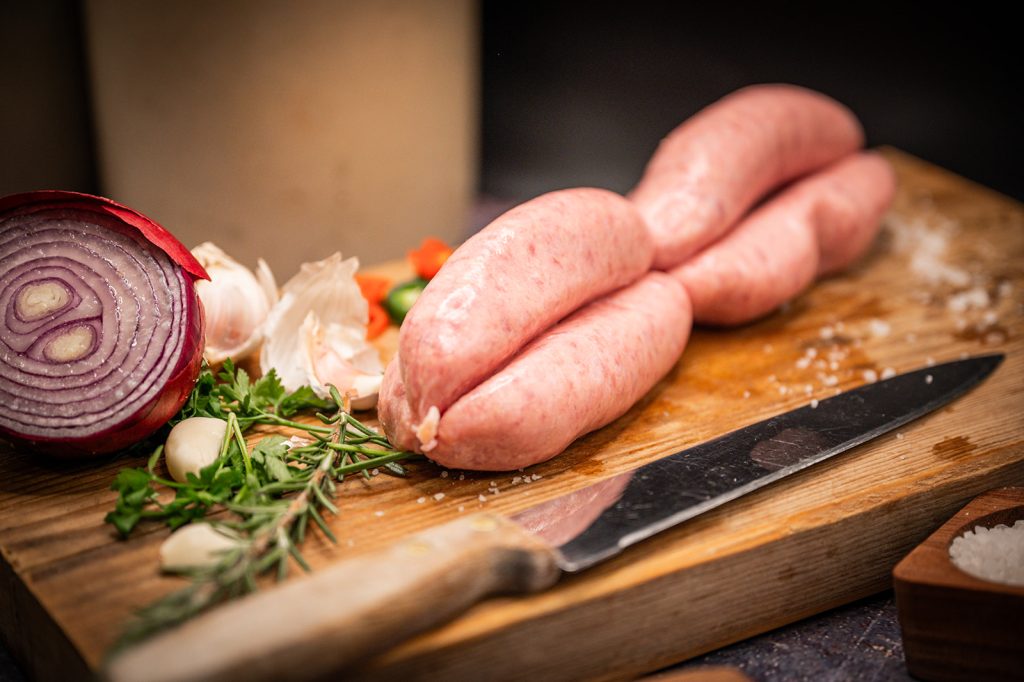 Caramelised Onion Sausages