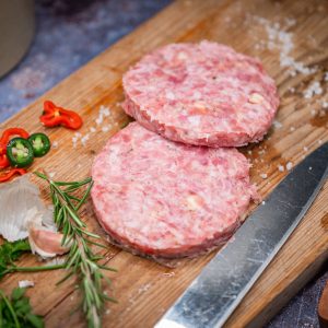 Pork and Apple Burgers